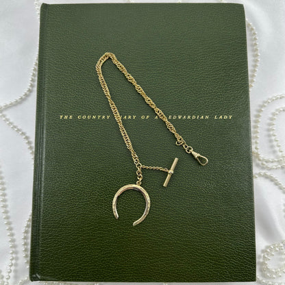1960's Vintage Gold Twisted Metal Watch Chain with Dog Clip Clasp