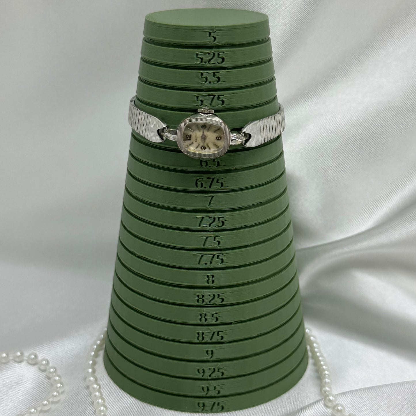 14k Gold Plated Silver 1950's Benrus Wind-Up Cocktail Watch