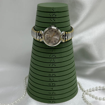 Classic Two-Tone Timex Watch with Round Dial