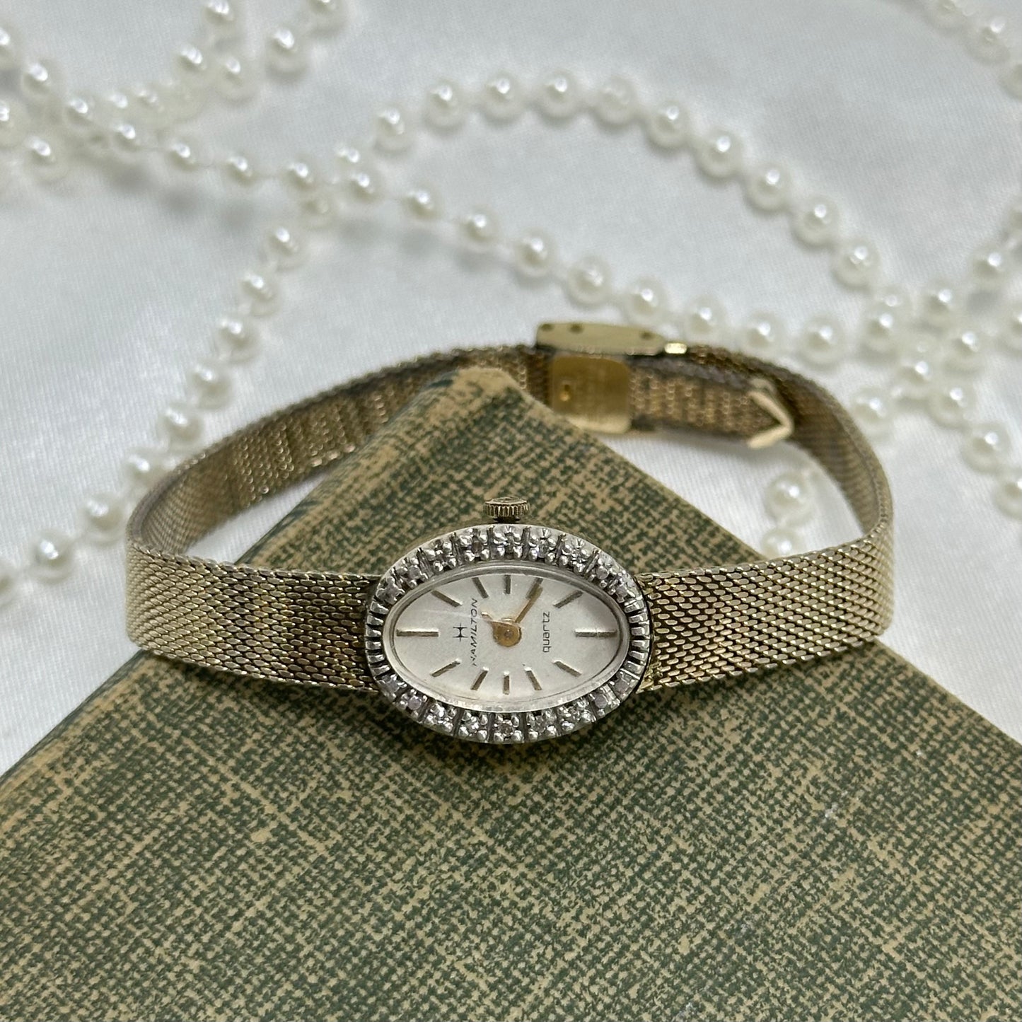 Dainty Gold Hamilton Watch
