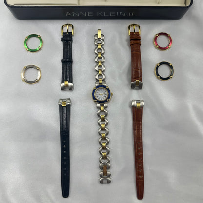 Vintage Anne Klein II Interchangeable Watch Box Set