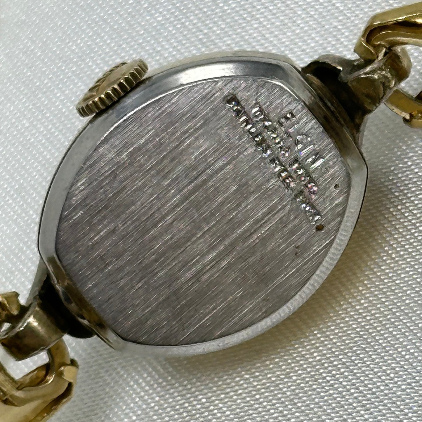 10k RGP Dainty Vintage Oval Dial Elgin 21 Jewels Wind-Up Cocktail Watch