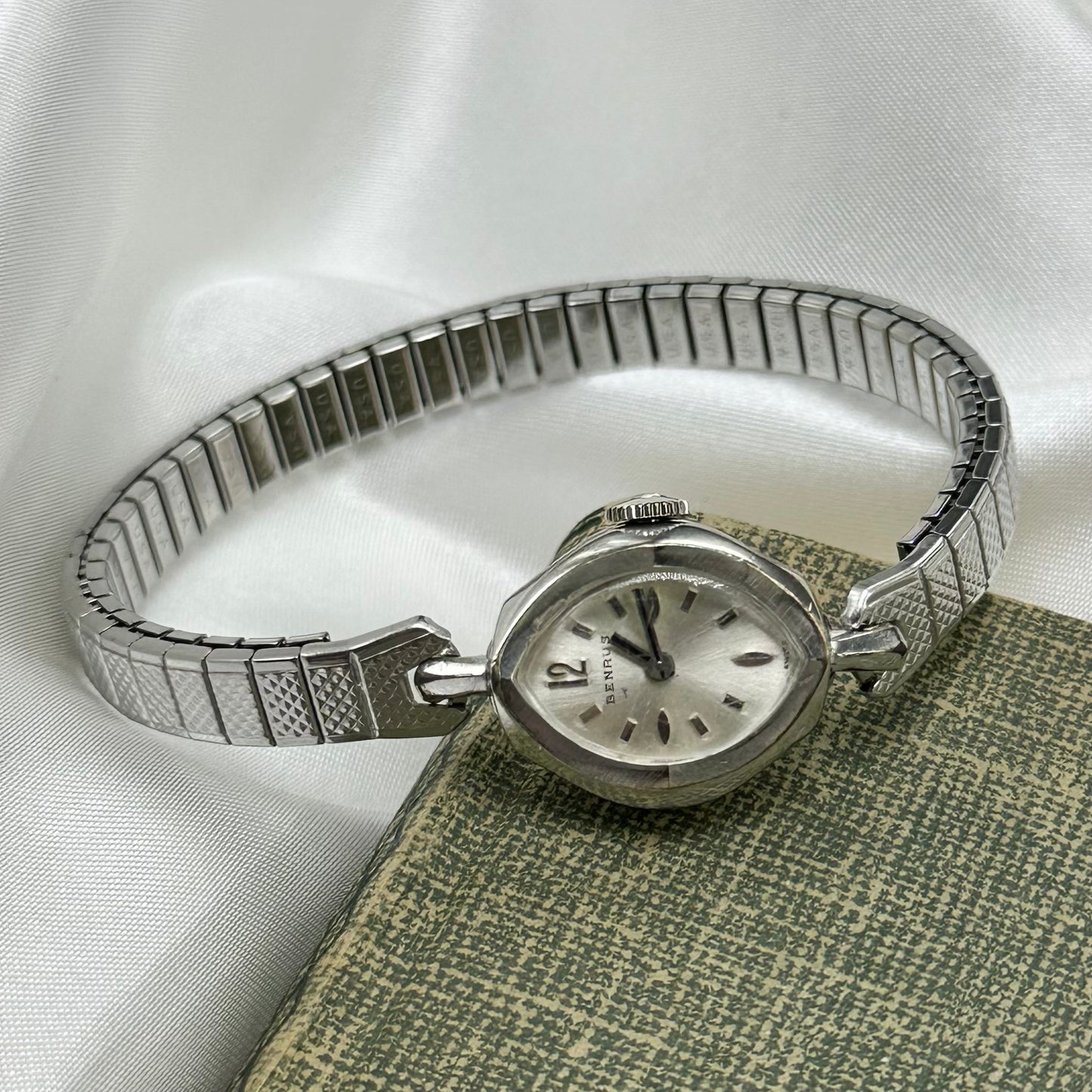 10k RGP Silver 1960's Benrus Wind-Up Watch