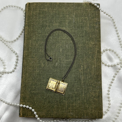 Vintage Cross Locket Necklace