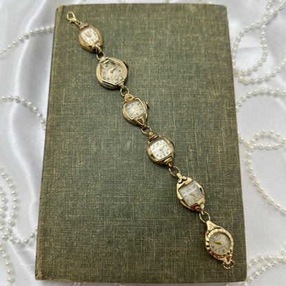 Vintage Gold Watch Bracelet