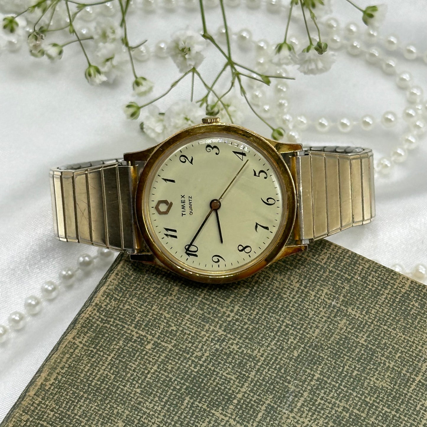 Chunky Gold Timex Watch