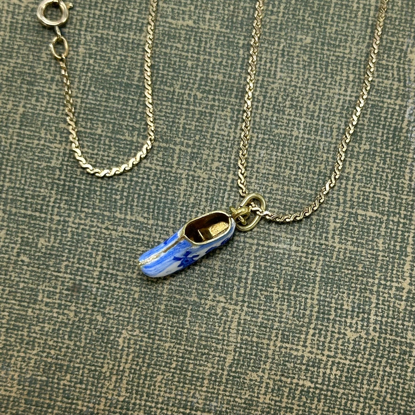 14k GF Dutch Shoe Necklace