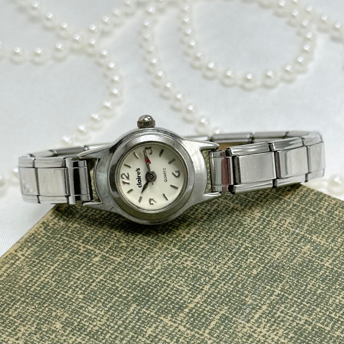 Dainty Y2K Silver Claire's Watch