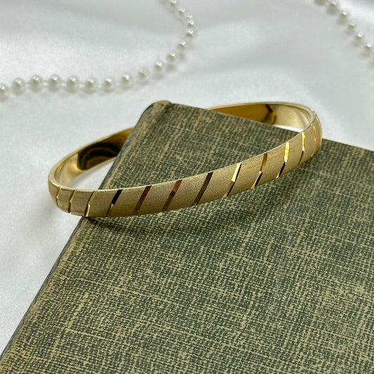 Vintage Gold Monet Bangle