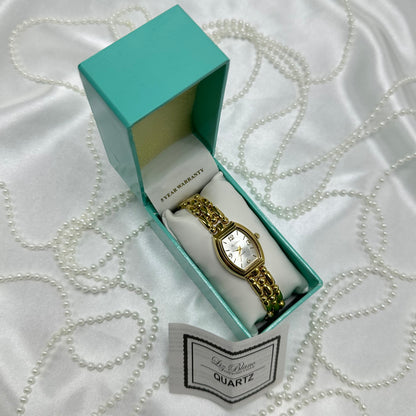 Vintage Gold Liz Blanc Watch in Original Box