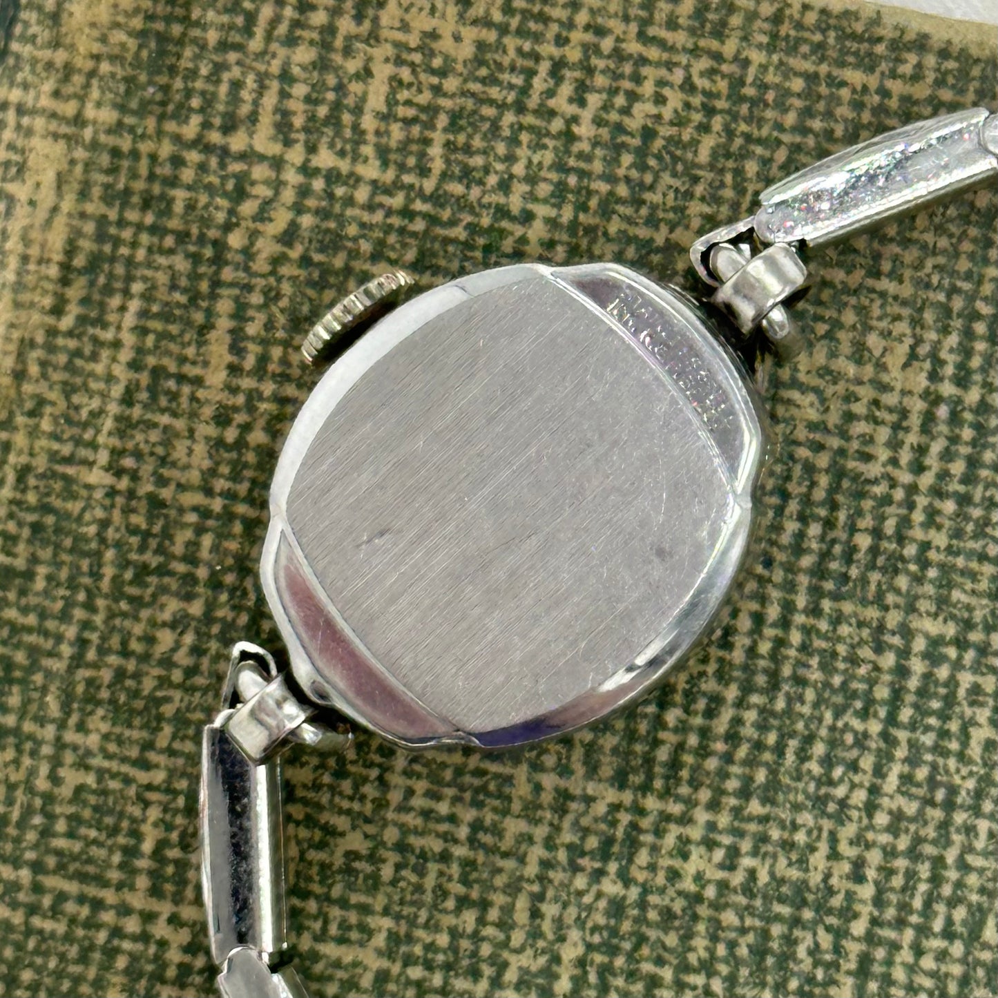 10K RGP Silver Cornell 17 Jewels Wind-Up Watch