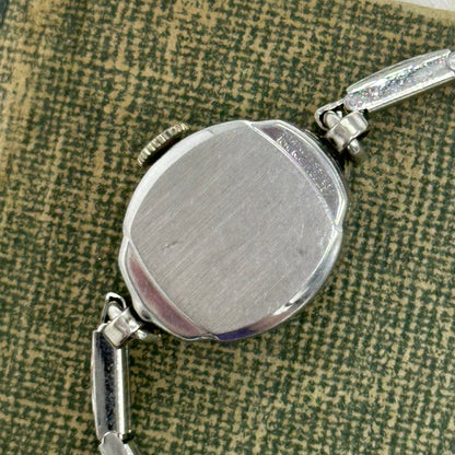 10K RGP Silver Cornell 17 Jewels Wind-Up Watch