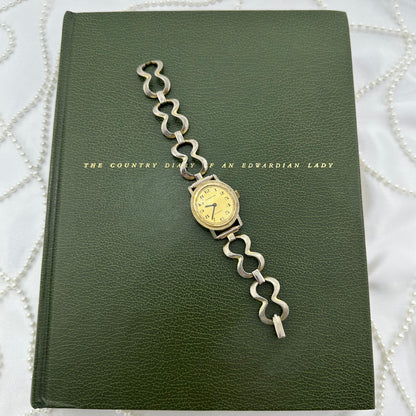 Vintage Collectable Custom Time Wind-Up Gold Watch