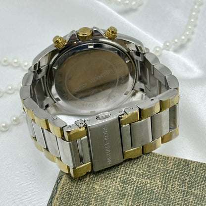 Two-Tone Michael Kors Tank Watch