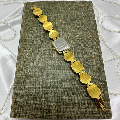 Gold Kenneth Jay Lane Scarab Watch