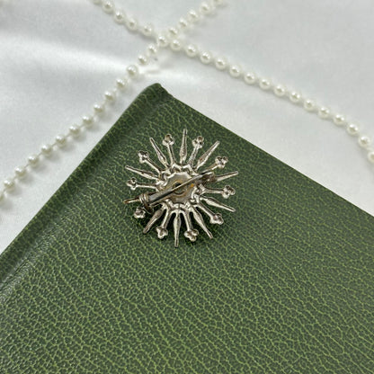 Vintage Silver Starburst Pin