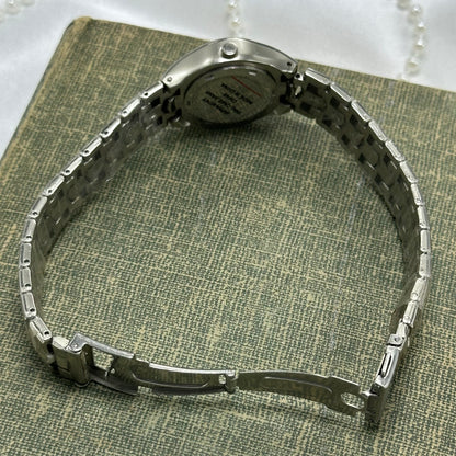 Silver Watch with Unique Calendar Dial