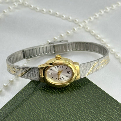Two-Tone Vintage Avon Tulip Watch