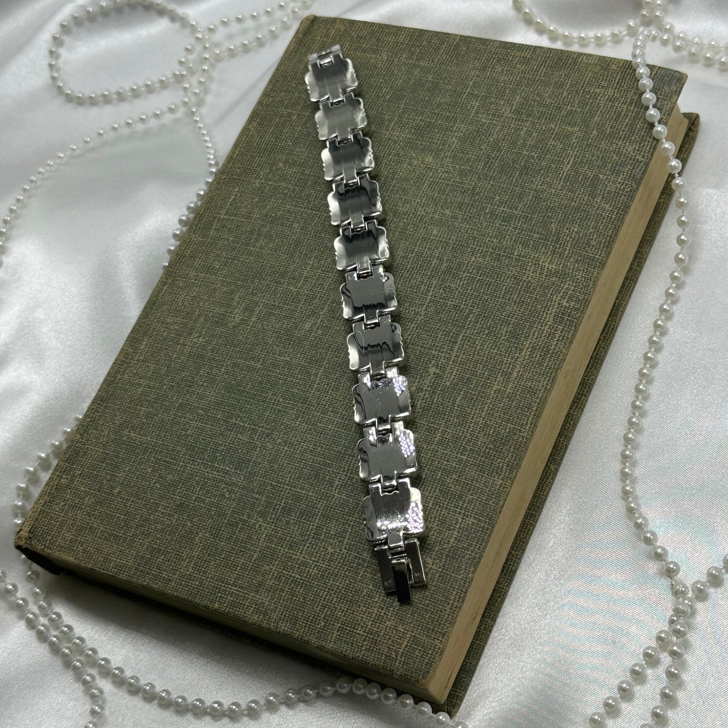 Silver and Turquoise Bracelet