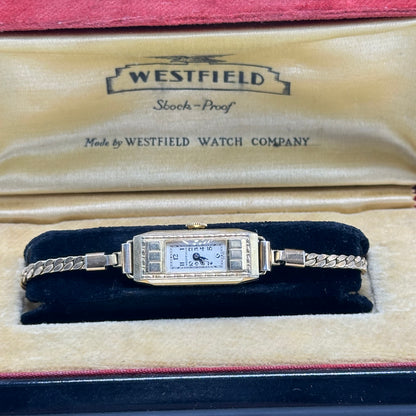 Rare Antique Art Deco Dainty Wind-Up Westfield Watch