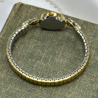 Dainty Ruby Pulsar Watch with Oval Dial