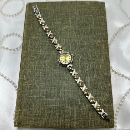 Two-Tone Heart Watch