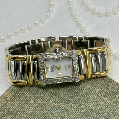 Two-Tone Saint James Watch with Mother of Pearl Dial