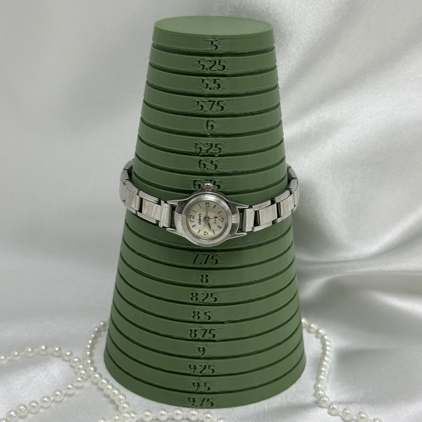 Dainty Y2K Silver Claire's Watch