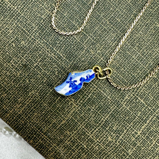 14k GF Dutch Shoe Necklace