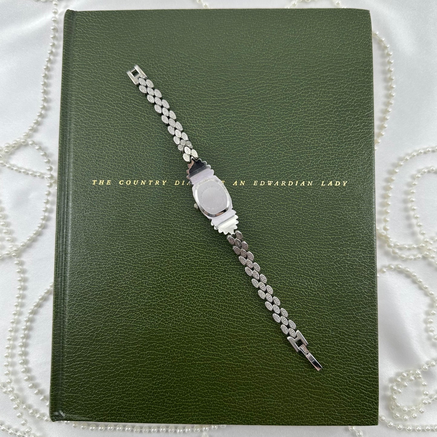 Elegant Crystal Silver Vivani Watch