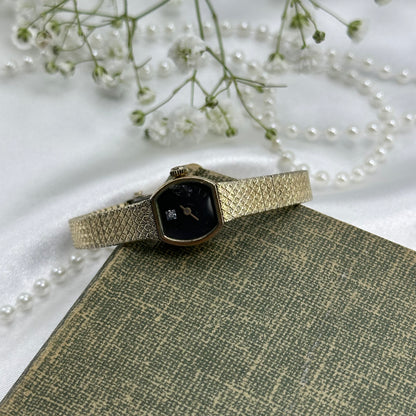 Dainty Black Dial Watch