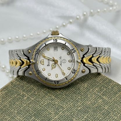 Two-Tone Bulova Marine Star Watch