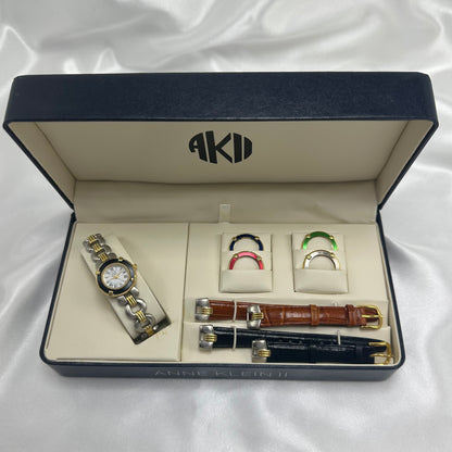 Vintage Anne Klein II Interchangeable Watch Box Set