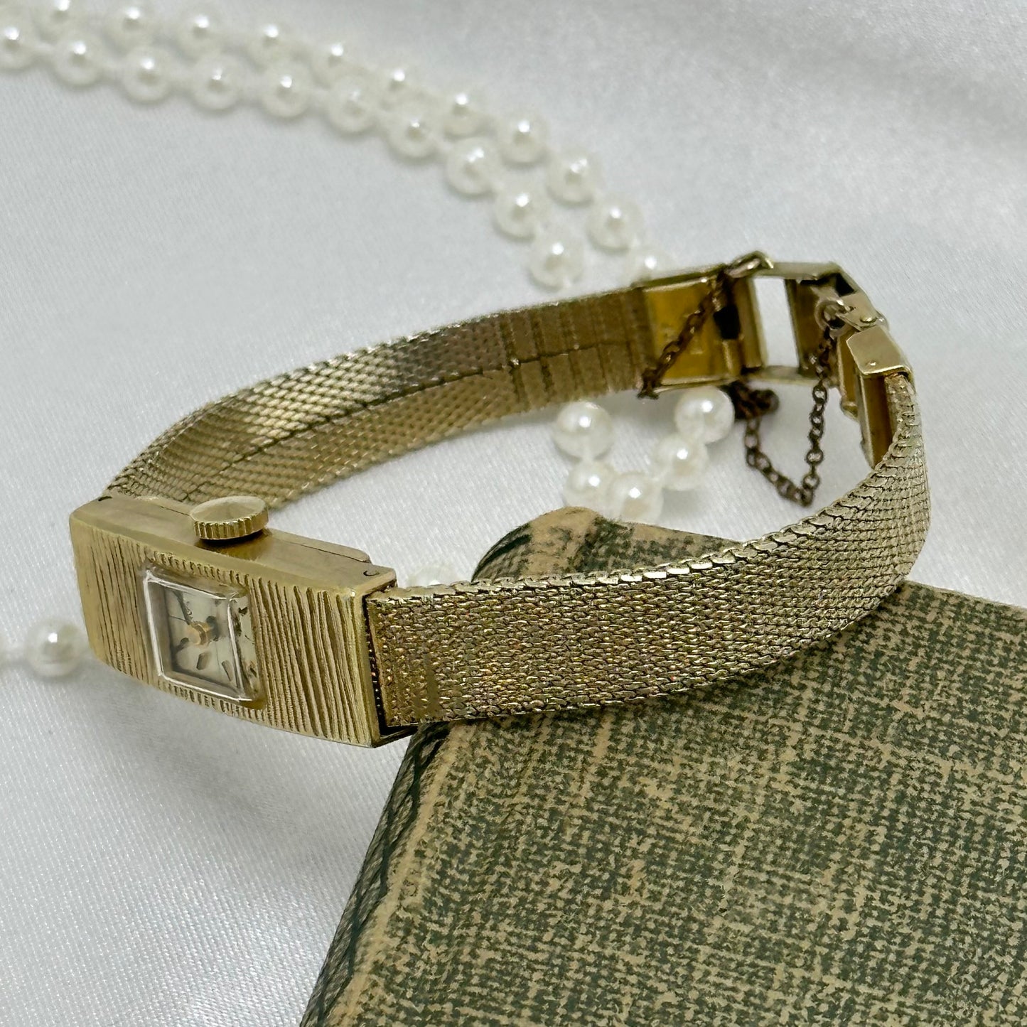 Slender Gold Vintage Seiko Wind-Up Watch