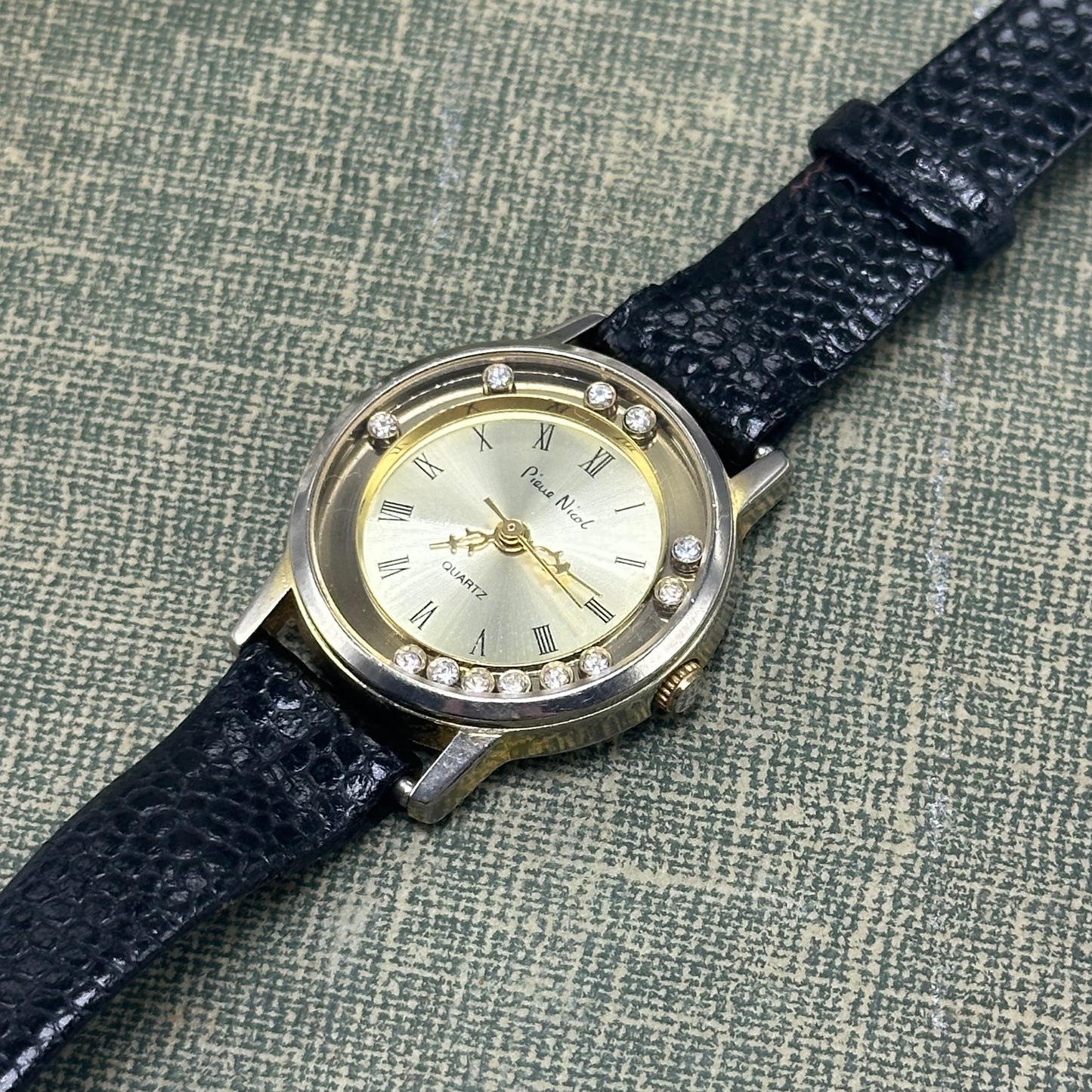 Floating Crystal Dial Watch