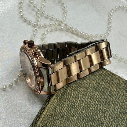 Rose Gold Chronograph Watch