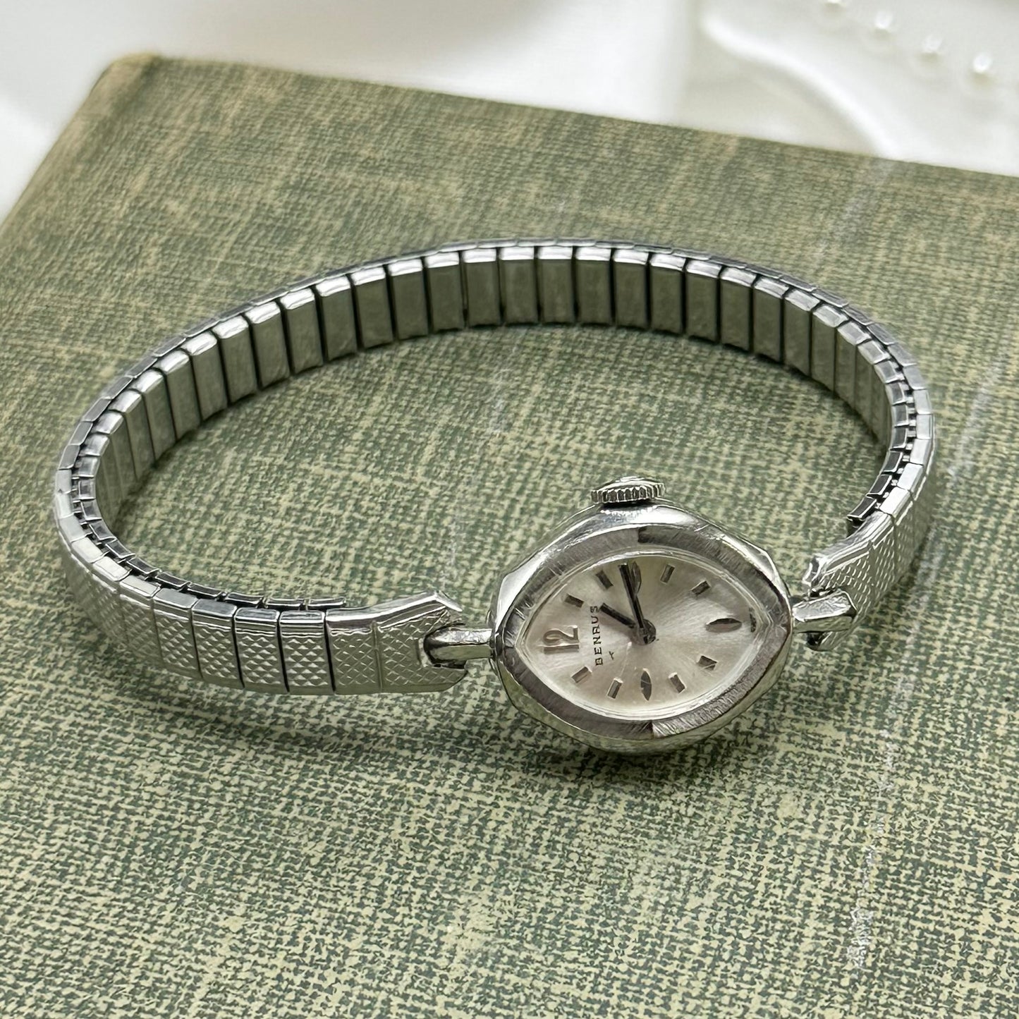 10k RGP Silver 1960's Benrus Wind-Up Watch