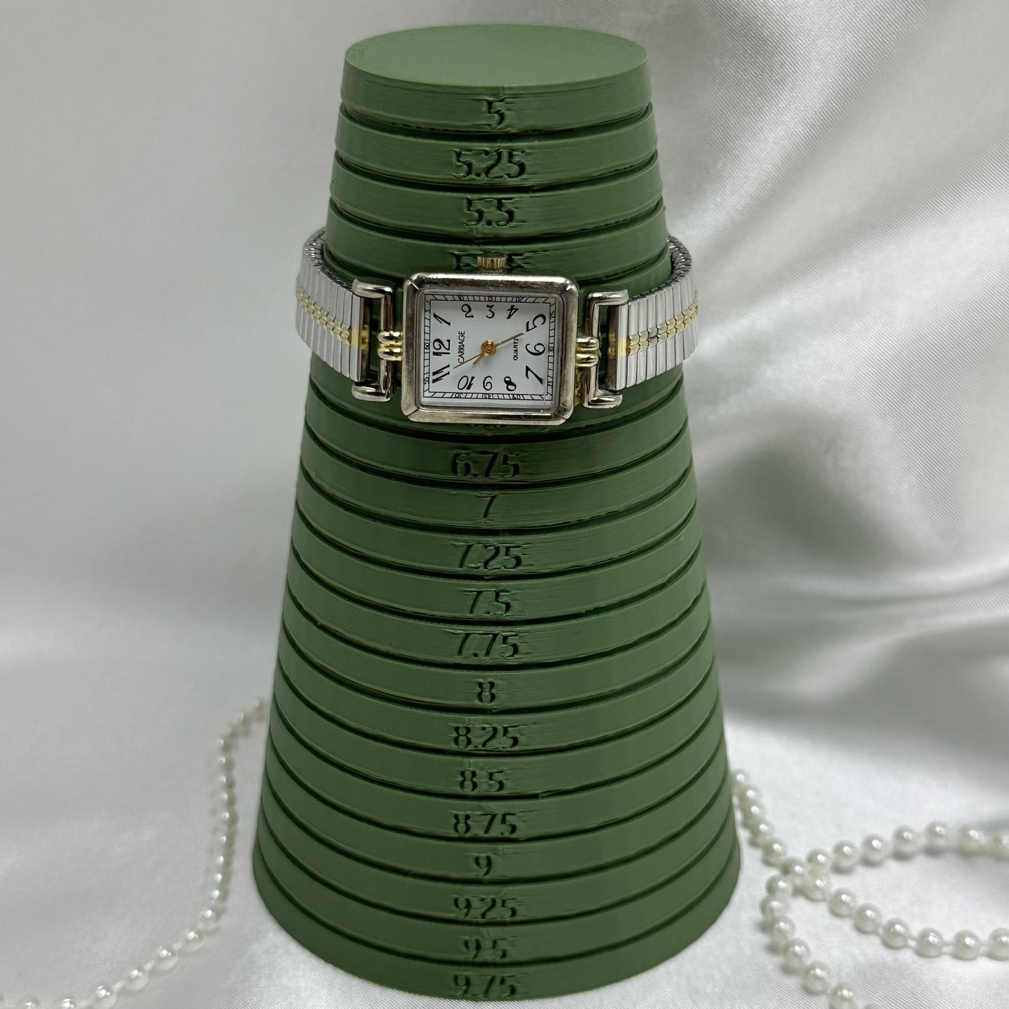 Two-Tone Carriage Watch with Rectangular Dial