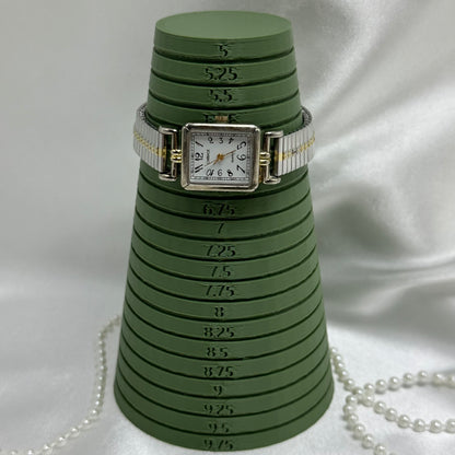 Two-Tone Carriage Watch with Rectangular Dial