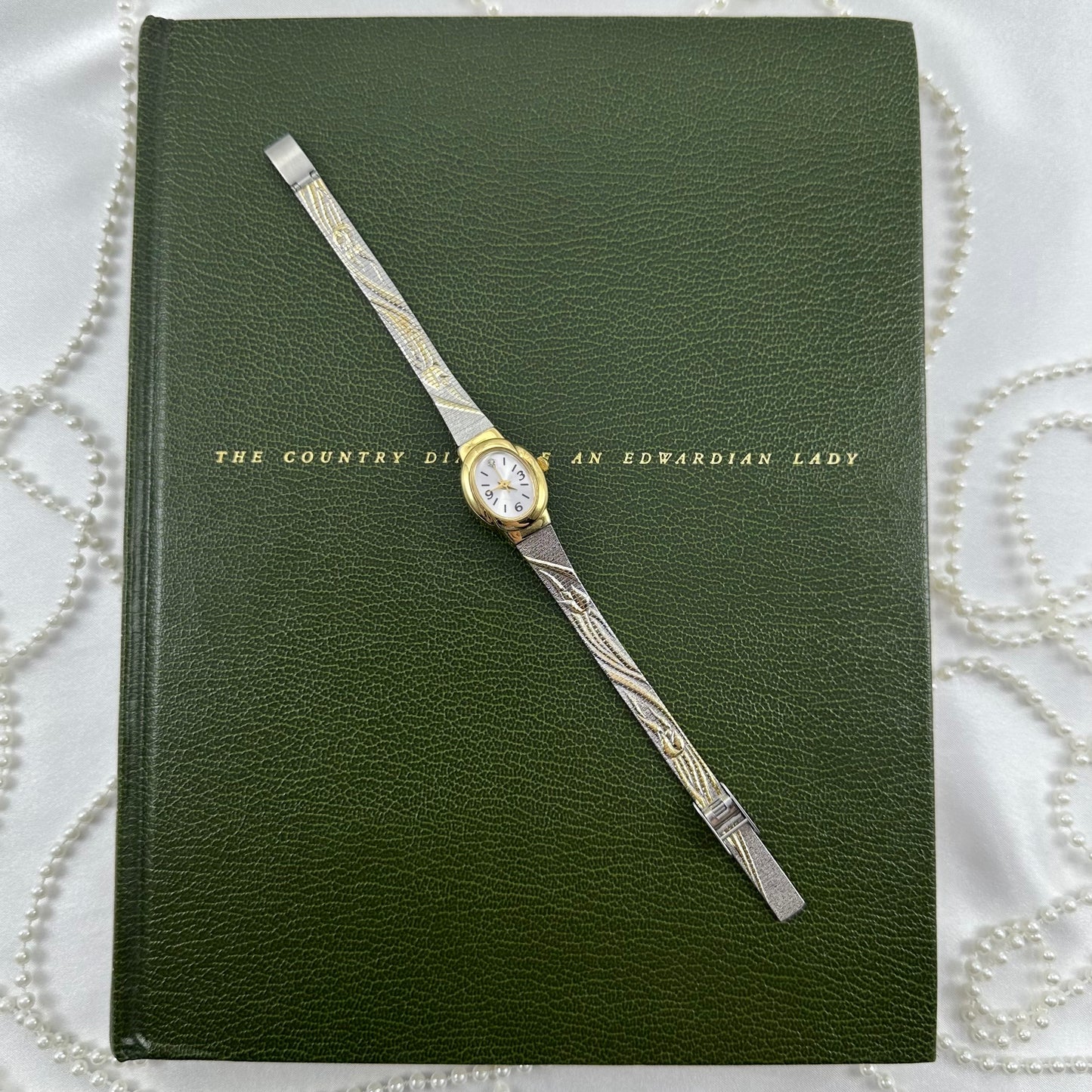 Two-Tone Vintage Avon Tulip Watch