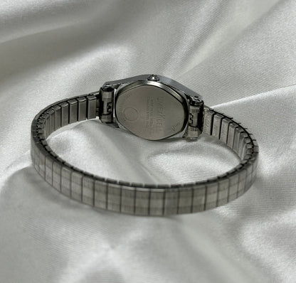 Silver Classic Timex Oval Dial Watch