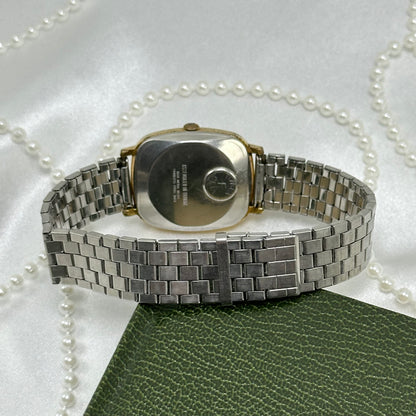 Two-Tone Men's Timex Watch with Unique Band