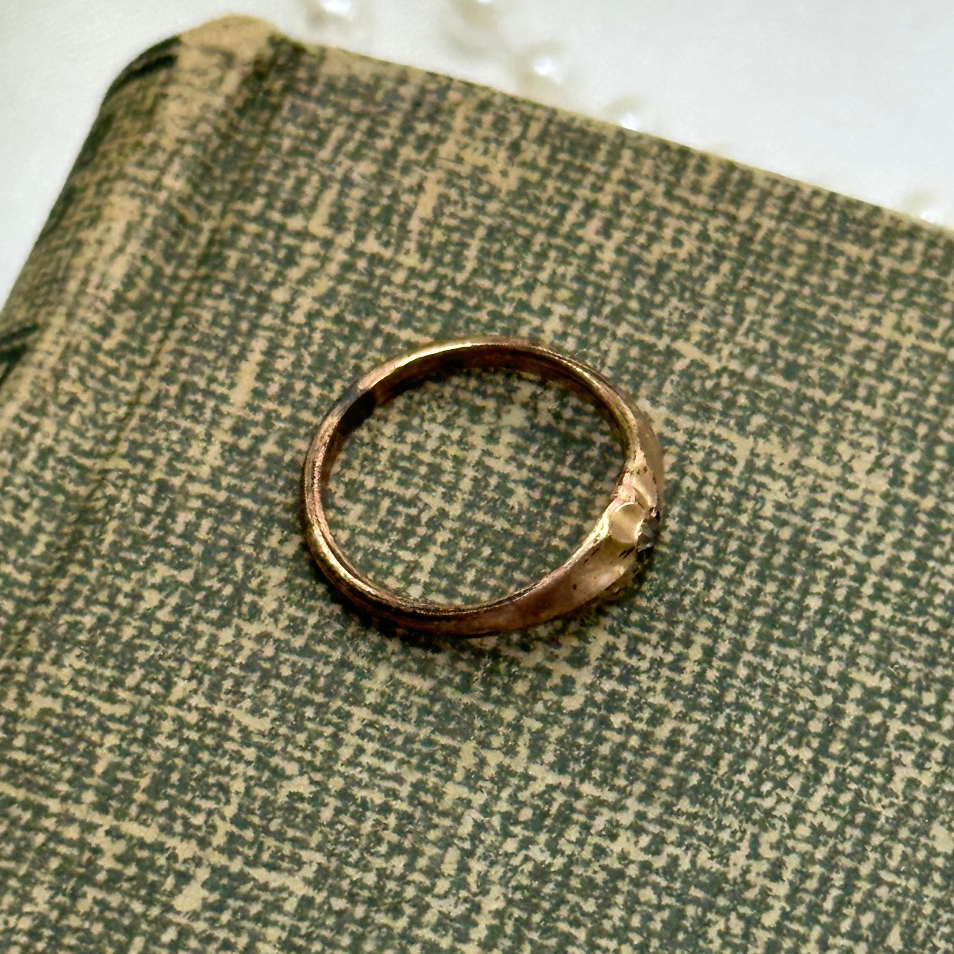 bronze baby ring size 1 1/2