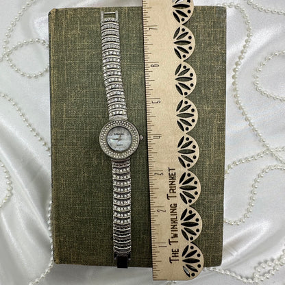 Diamanté Watch with Mother of Pearl Dial