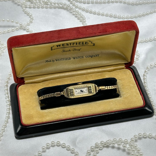 Rare Antique Art Deco Dainty Wind-Up Westfield Watch