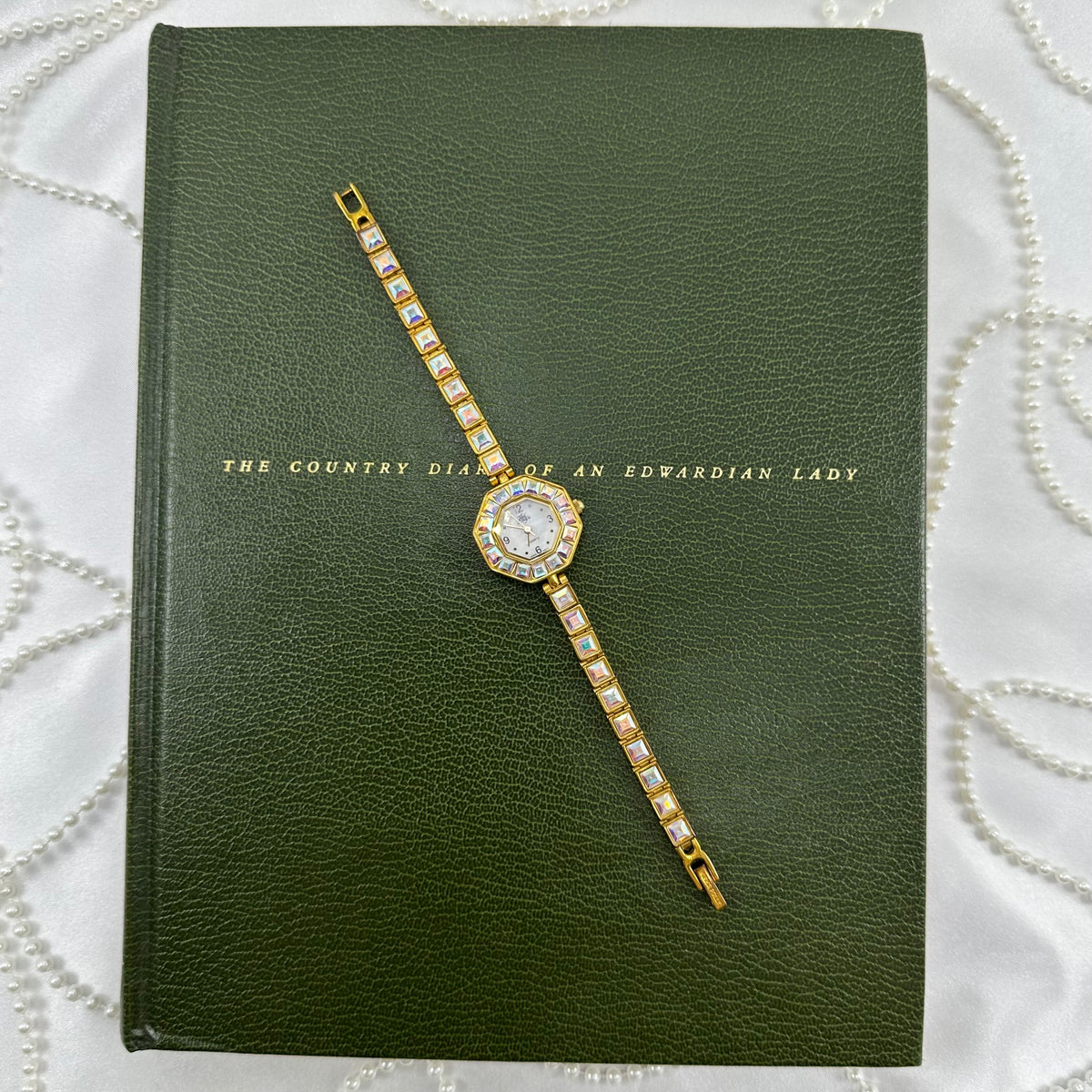 Gold Kirks Folly AB Watch with Octagon Dial