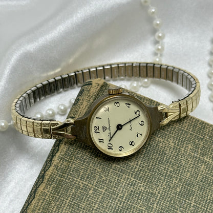 Vintage Gold Jules Jergensen Wind-Up Watch