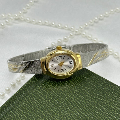 Two-Tone Vintage Avon Tulip Watch