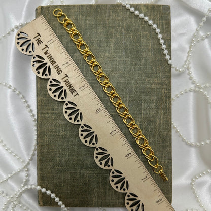 Vintage Gold Chain Bracelet