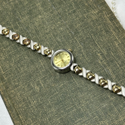 Two-Tone Heart Watch
